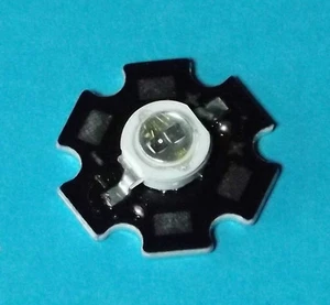5W 850nm IR POWER LED on HEATSINK Kühlkörper Emitter Infrarot Infrared 5mm - Bild 1 von 2