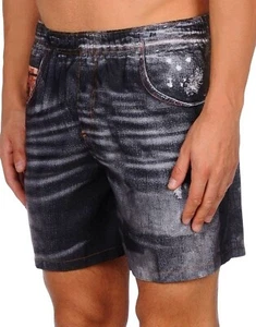 Just Cavalli Gray Logo Men's Shorts BeachWear Athletic Boxer Swim Sz 2XL 54 NEW - Picture 1 of 9