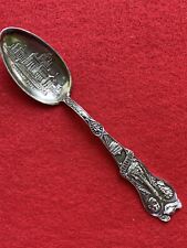 Mechanics Sterling Silver Souvenir Spoon St.Louis MO Louisiana Purchase Expo