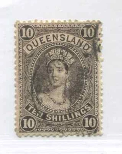 Queensland QV 1886 10/ used - Picture 1 of 1