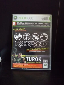Xbox 360 Magazine Demo Disc #80 Feb 2008 Rock Band Turok Need For Speed Trl8#60 - Picture 1 of 2