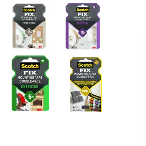 scotch fix mounting tape double sided foam vhb mirror 5kg 7kg - Picture 1 of 13
