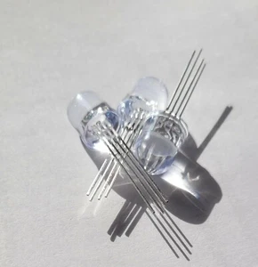 250pcs 10MM Diffused 4Pin RGB Red Green Blue Common Cathode LED Diodes USA - Picture 1 of 3