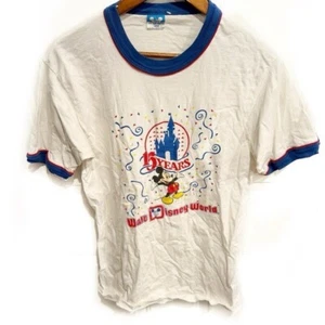 Vintage 80s Walt Disney World 15 Years Mickey Ringer Tee 1986 Merch Large Unisex - Bild 1 von 5