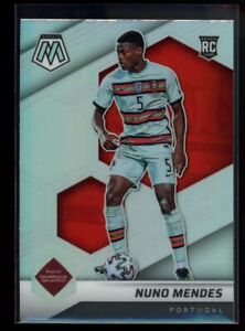 2021 Panini Mosaic World Cup #111 Nuno Mendes Silver Prizm