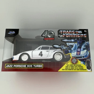 Jada Toys - Transformers JAZZ PORSCHE 935 TUBO Mashup 1/24 Special 40 Years Rare - Image 1 of 4