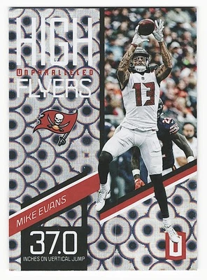 2019 Panini Unparalleled Mike Evans High Flyers Tampa Bay Buccaneers #HF-ME - Image 1 of 2