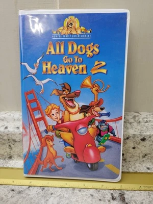 All Dogs Go To Heaven 2 VHS 1996 Animation Family MGM/UA Home Video - Image 1 of 2