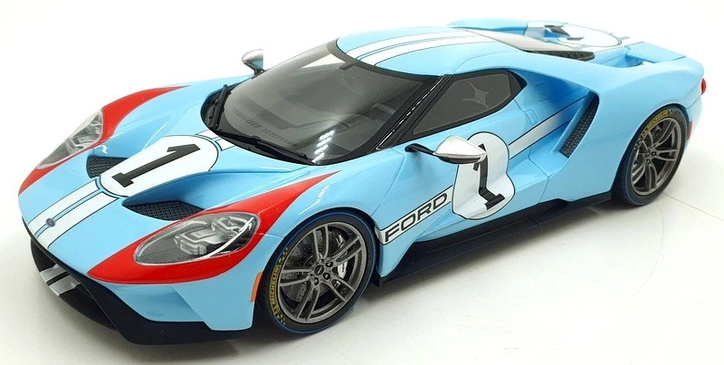 GT Spirit escala 1/18 resina US027 - Ford GT 2020 #1 Le Mans - rayas azul/blanco Foto 1 de 4