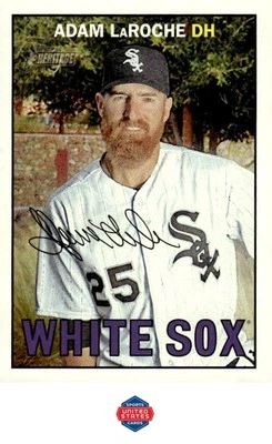 2016 Topps Heritage #204 Adam LaRoche - Image 1 of 2