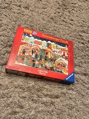 Ravensburger Christmas Market 1000 Piece Jigsaw Puzzle - Image 1 of 3