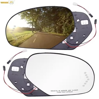 Espejo retrovisor lateral de vidrio para Cadillac Escalade ESV EXT 2007-2012 L+R trasero térmico Foto 1 de 4
