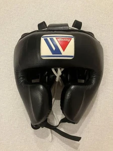 Winning FG-2900 Boxing Head gear size M Face Guard Black String-type Used - Picture 1 of 5