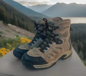 Stivali da trekking Cabela's stile donna 83-0534 Dry Plus Thinsulate taglia 8 D grigi usati in ottime condizioni - Foto 1 di 18