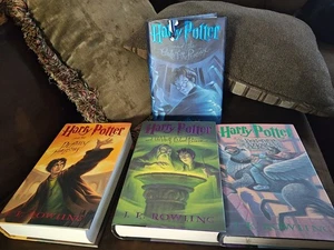 Harry Potter 4er Set Hardcover Bücher - bitte lesen - Bild 1 von 11