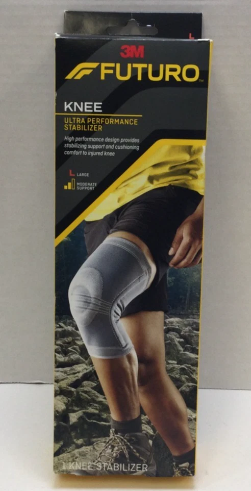 Стабилизатор колена 3M Futuro Ultra Performance, серый, большой, умеренная поддержка - Изображение 1 из 2