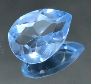 Jeremejevite naturale namibiana 2,40 ct taglio pera certificato splendida pietra preziosa sfusa - Foto 1 di 8