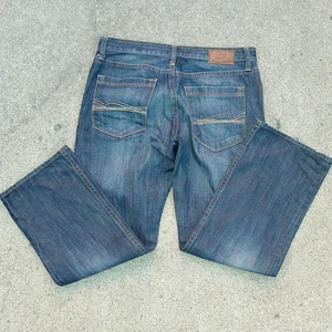 Pantalones de mezclilla para hombre Mavi azul pierna recta talla 34x30 tiro medio lavado desteñido - Imagen 1 de 17