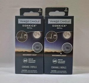Yankee Candle Midsummer's Night Car Fragrance Sidekick 2 Pack (4 Refills) - Picture 1 of 2