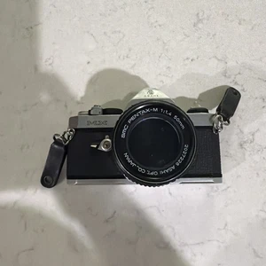 Pentax MX analoge Kamera schwarz + SMC PENTAX-MX 50mm 1:1.4 Japan - Bild 1 von 9