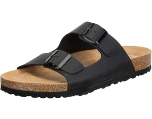 Lico Alvaro Men’s leather Sandals black Uk men’s size 4 eu size 37 # 475 - Picture 1 of 22