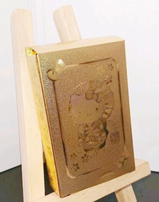 golden playing cards (Japanese Design) Hello Kitty  Made in Japan (rarity) - Image 1 of 3