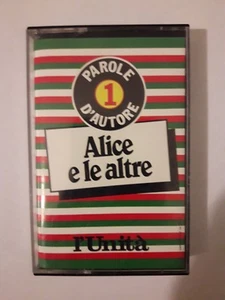 MUSICASSETTA MC Alice e le altre parole d'autore 1 L'Unità - Picture 1 of 2