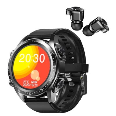 Smartwatch TWS Wireless Bluetooth5.0 Headset Heart Rate Blood Pressure Tester - Image 1 of 4