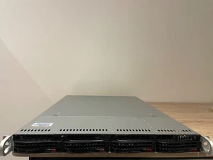 Supermicro 1U CSE-815 X10SLM+-LN4F E3-1226v3 3.30GHz 16GB Ram 4-Bay Server - Picture 1 of 4