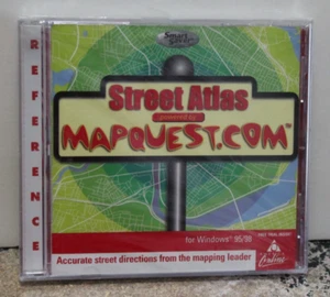 Street Atlas, powered by Mapquest.com, vintage CD-ROM, windows 95/96 NEW - Picture 1 of 3
