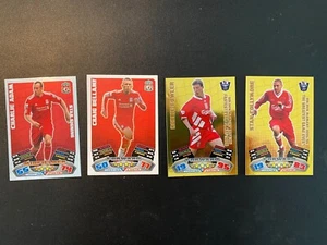 Match Attax Trade Cards 2011 2012 Liverpool 4 Cards - Picture 1 of 1