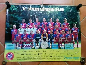 Bayern München - Saison 94/95 - Plakat - Poster - Rare - Bild 1 von 1