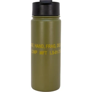 NEW - Mission First Tactical M67 Frag Flip Top 16OZ Tumbler - FREE SHIPPING - Picture 1 of 2