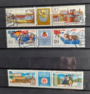 DDR - 1982 + 1984 - Lot aus Mi-Nr. 2723 + 2879 + 2881 gestempelt/postfrisch - Bild 1 von 1