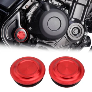 Red Motorcycle Frame Hole Case Pulg Cover For Honda Rebel 500 CMX500 2020-2021 - Picture 1 of 7