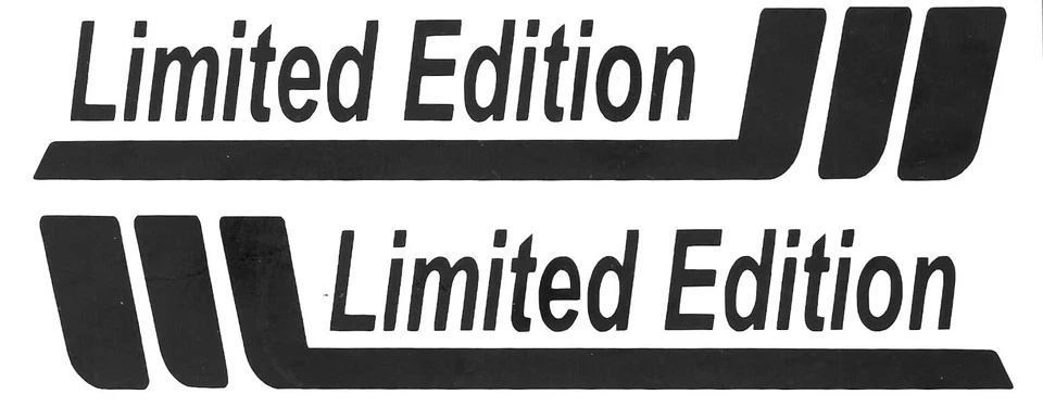 Limited Edition Schrift Sticker, Autoaufkleber links und rechts, Racing ,19x3cm - Bild 1 von 1