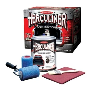 Herculiner HCL1B8 Truck Bed Liner Kit For Pick-Up Truck Beds, Black - Picture 1 of 2