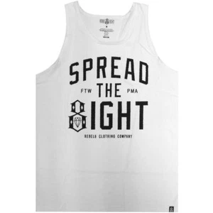 Rebel8 Spread The Eight Tank Top White - Picture 1 of 1