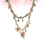  Hawaiian Shell Necklace Alloy Pearl Pendent Exquisite Conch Jewelry Bohemia
