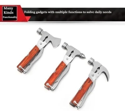 Safety Hammer Camp Multifunctional Axe Hammer Life-saving Tapered Ram's Horn Au - image 1 of 4