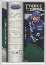2011-12 Certified Fabric of the Game Materials National Die-Cut /20 Daniel Sedin