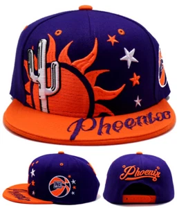 Phoenix New Leader Colossal Suns PHX Desert Purple Orange Snapback Era Hat Cap - Picture 1 of 8