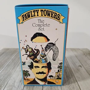 Fawlty Towers The Complete Set 4 VHS Tape Vintage Boxed Set 12 Episodes 1992 The - Picture 1 of 18