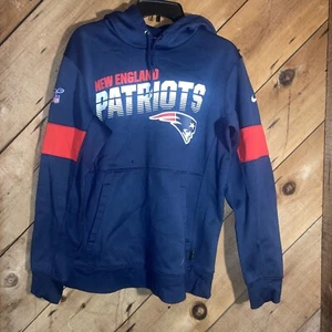 Nike New England Patriots On Field Apparel Men’s Medium Hoodie Nfl 100 - Picture 1 of 8