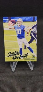 Cargadores de radiocontrol Justin Herbert 2020 Panini Chronicles Luminance #203 verde novato - Imagen 1 de 2