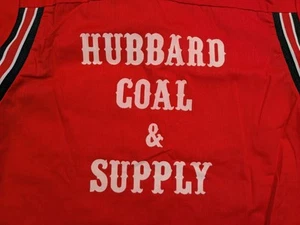 Hilton Bowler Chain Stitch Bowling Shirt Large Hubbard Coal & Supply Vtg 60s USA - Picture 1 of 11