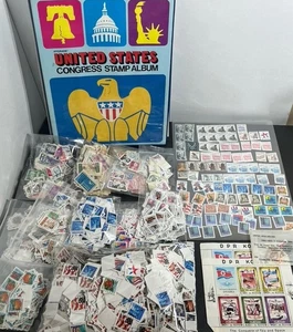 US Stamp Collection Congress Stamps Album Mint And Used Huge Lot 1900-1980 - Picture 1 of 23