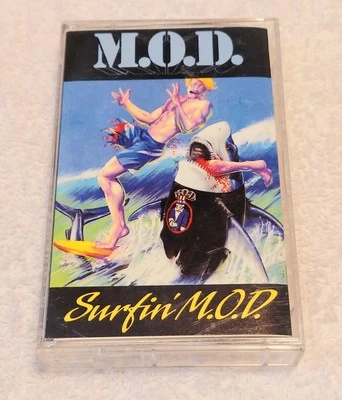 M.O.D Method Of Destruction - Surfin’ M.O.D - 1988 Megaforce Records MOD - Image 1 of 4