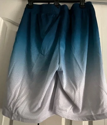 Shorts esportivos masculinos ombre de malha Liberty Imports originais 9 pol.  - Imagem 1 de 2