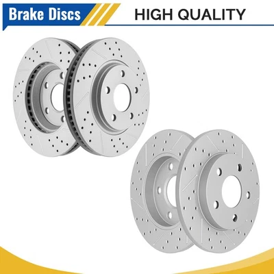 Rotores de freno delanteros traseros para Buick Allure Lacrosse Pontiac Grand Prix 2005-2009 Foto 1 de 4